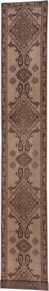 Antique Oushak Runner Rug (2' x 18')
